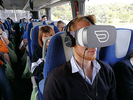La primera experiencia de Realidad Virtual en autobuses de larga distancia del mundo: FlixBus lanza #FlixVR en las rutas de Las Vegas