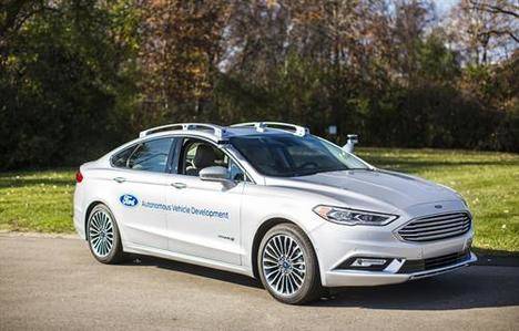 Nueva generación de vehículos de ensayo autónomos de Ford