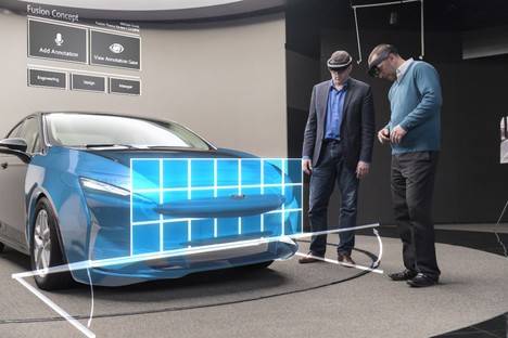 El Departamento de Diseño de Ford realiza pruebas con la Tecnología de Realidad Mixta Microsoft HoloLens