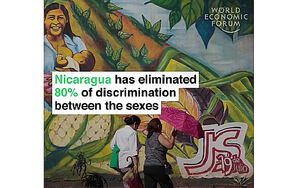 Foro Económico Mundial destaca a Nicaragua por su avance en el cierre de la brecha de género