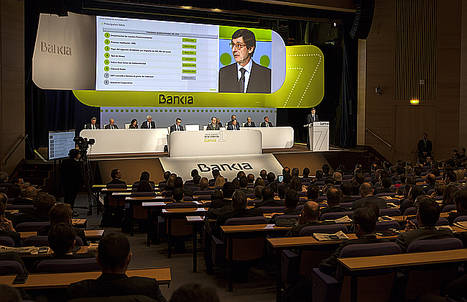 La Junta de Bankia aprueba la distribución de un dividendo de 317 millones de euros, un 5% más