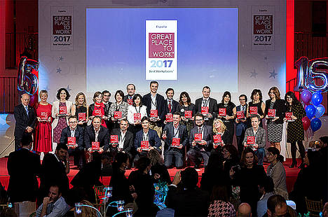 Foto de Best Workplaces España 2017.