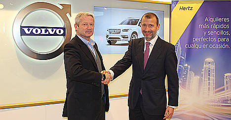 Acuerdo Hertz y Volvo XC90 