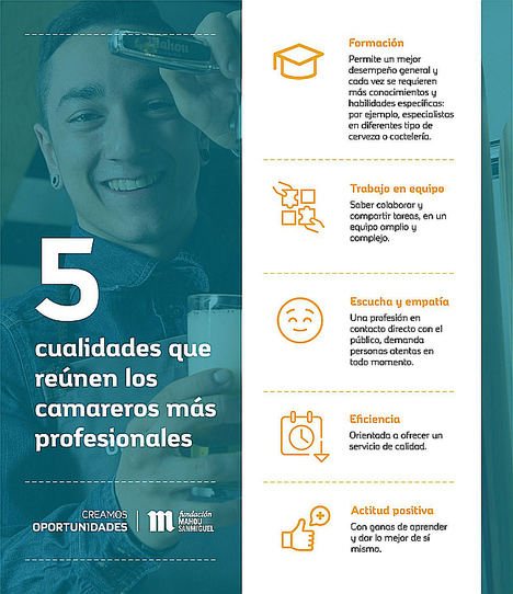 Fundación Mahou San Miguel analiza cuáles son las cinco cualidades que debe reunir el profesional de sala
