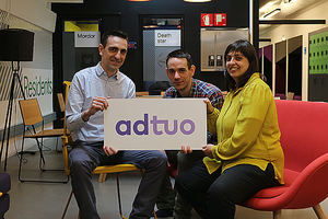 La startup Adtuo, una de las ganadoras del programa de Innovación Abierta de Banco Santander para buscar soluciones digitales dirigidas a las pymes
