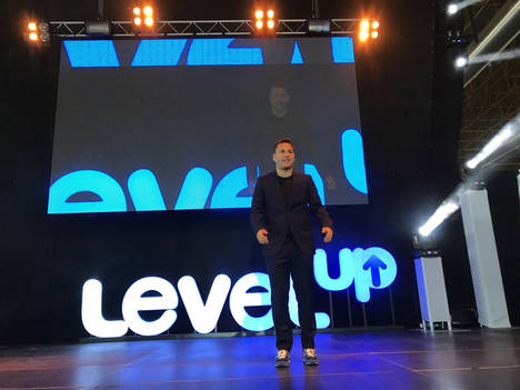 Carlos Delgado, fundador y CEO de Level UP en Golpe de Efecto 2017 en Alicante.