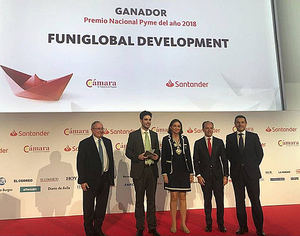 Funidelia recibe el Premio a Pyme del Año 2018