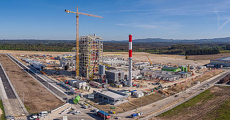 Greenalia completa el 80% de construcción de la segunda planta más grande de biomasa en España