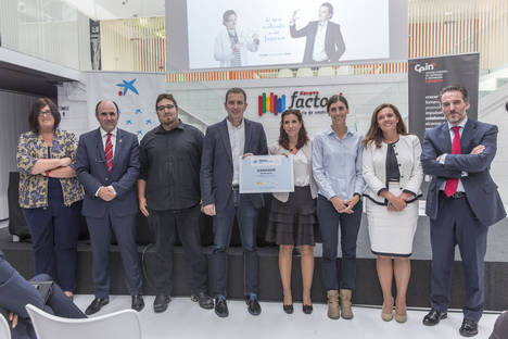 Ganadores de la 10ª edición de los Premios Emprendedor XXI en Navarra