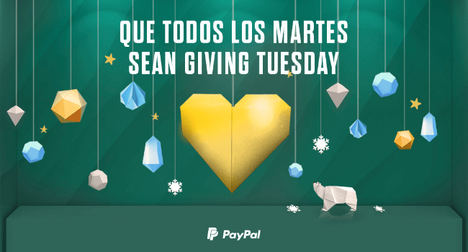 PayPal supera los 100 millones de dólares en donaciones este Giving Tuesday