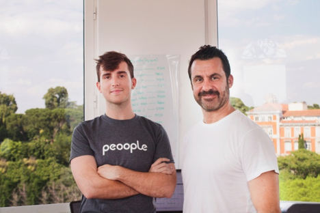 Gonzalo Recio y David Pena, fundadores de Peoople.