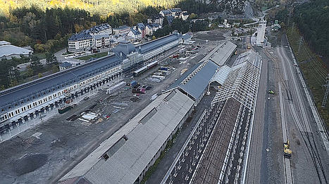 ACCIONA y Avintia Construcción finalizan la obra civil de la nueva playa de vías de la Estación Internacional de Canfranc