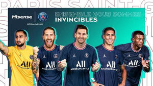Hisense patrocinará al Paris Saint-Germain por segundo año consecutivo