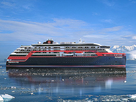 Hurtigruten MS Roald Amundsen.