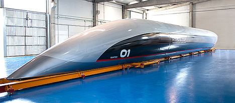 Hyperloop Transportation Technologies revela la primera cápsula en tamaño real