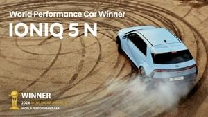 IONIQ 5 N, elegido World Performance Car Of The Year 2024
 