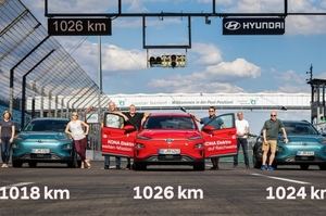 El Hyundai Kona Eléctrico bate el récord de autonomía