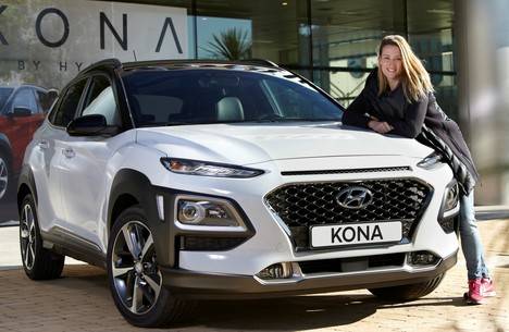 Mireia Belmonte elige el nuevo Hyundai KONA para sus desplazamientos