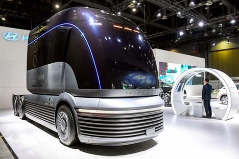 HDC-6 NEPTUNE Concept, el camión pesado de Hyundai de pila de hidrógeno