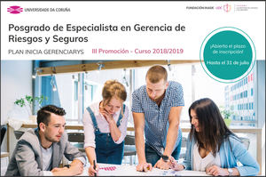 La UDC pone en marcha la tercera edición del curso de posgrado de especialista en gerencia de riesgos y seguros