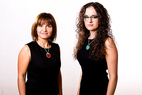 Equipo Zero Jewels - Cristina de la Rosa Nieto, CEO, y Verónica García, Digital Marketing Manager.