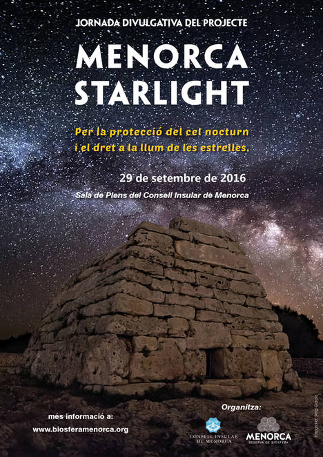 Prilux patrocina la I Jornada Divulgativa sobre el ‘Proyecto Starlight Menorca’