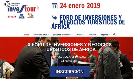 Foro de Inversiones y Negocios Turísticos en África INVESTOUR 2019