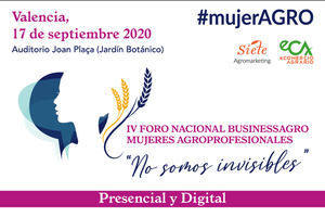 Valencia acogerá la celebración del IV Foro Nacional Business AGRO Mujeres Agroprofesionales