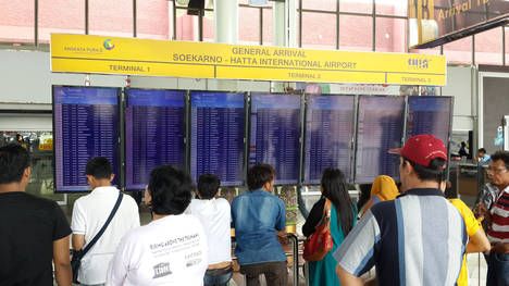 Indra dota al aeropuerto internacional de Yakarta con su sistema de información de vuelos Insight