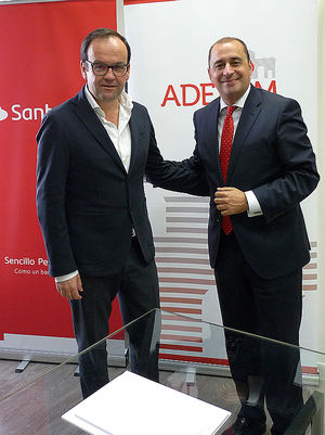 Santander y ADEFAM firman un acuerdo para promover el desarrollo de la Empresa Familiar en Madrid