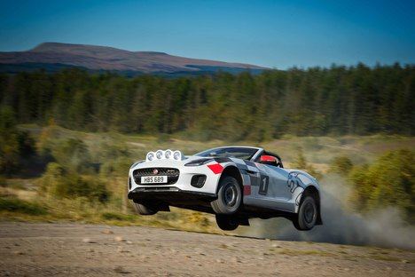 Dos Jaguar F-Type de Rallye para celebrar 70 años de deportividad