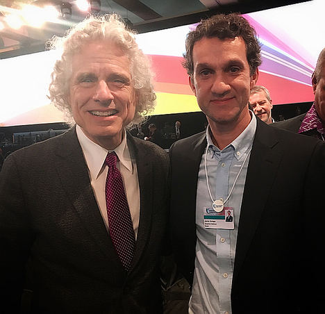 Javier Arroyo y Steven Pinker.