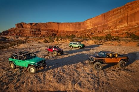 Cuatro nuevos modelos de Jeep salen a la pista