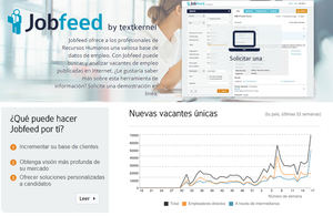 Jobfeed: el mercado laboral español al alcance de tu mano:Textkernel lanza Jobfeed en España