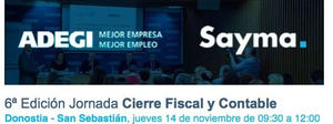 Jornada informativa sobre el cierre fiscal y contable 2019 para empresas guipuzcoanas