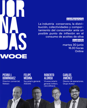 Jornadas WOOE, el punto de encuentro virtual del sector del aceite de oliva