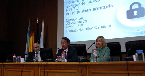 José Carlos Erdozain (Director de la Asesoría Jurídica de PONS IP), Alfonso Beltrán (Director de FIPSE) y Nuria Marcos (Directora general de PONS IP).