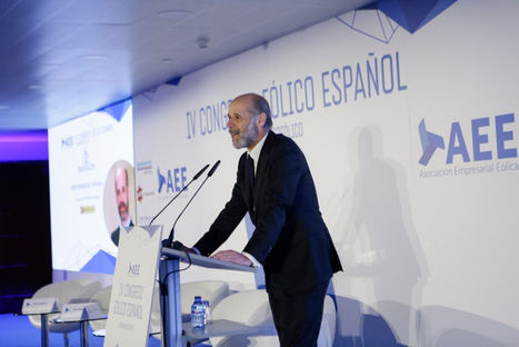 José Domínguez Abascal, Secretario de Estado de Energía, en la inauguración del IV Congreso Eólico.