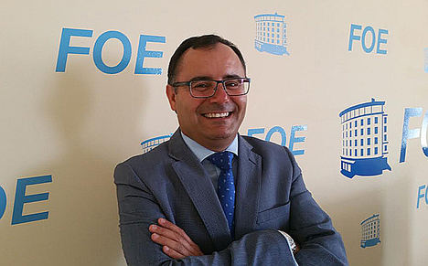 Juan Fernández Núñez, presidente de la Asociación Onubense de Empresas Sanitarias.