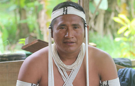 Kenampa Marubo, líder de UNIVAJA, la organización indígena del Valle del Javarí.
