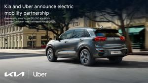 Kia Europa y Uber anuncian una asociación para la movilidad eléctrica