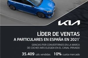 Kia Iberia cierra 2021 como la marca más vendida a particulares