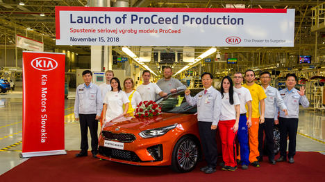 Comienza la producción del nuevo Kia ProCeed