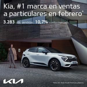 Kia Iberia lidera en febrero el canal privado en Península y Baleares
 