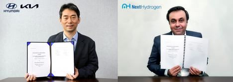 Kia y Hyundai Motor colaboran con Next Hydrogen