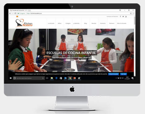 Kitchen Academy rediseña su página web