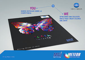 Konica Minolta presenta MGI METEOR Unlimited Colors