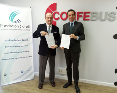 La Fundación Corell y CONFEBUS firman un convenio de colaboración