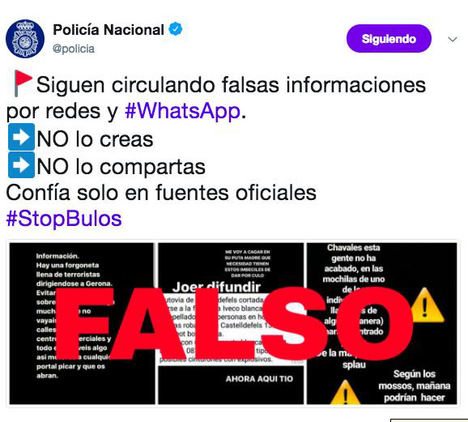 La Policía Nacional española se une a Honduras, Perú, Ecuador y Colombia frente a las noticias falsas y los bulos en la Red