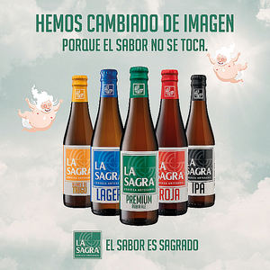 La cervecera artesanal LA SAGRA actualiza su imagen para afrontar una nueva etapa de crecimiento